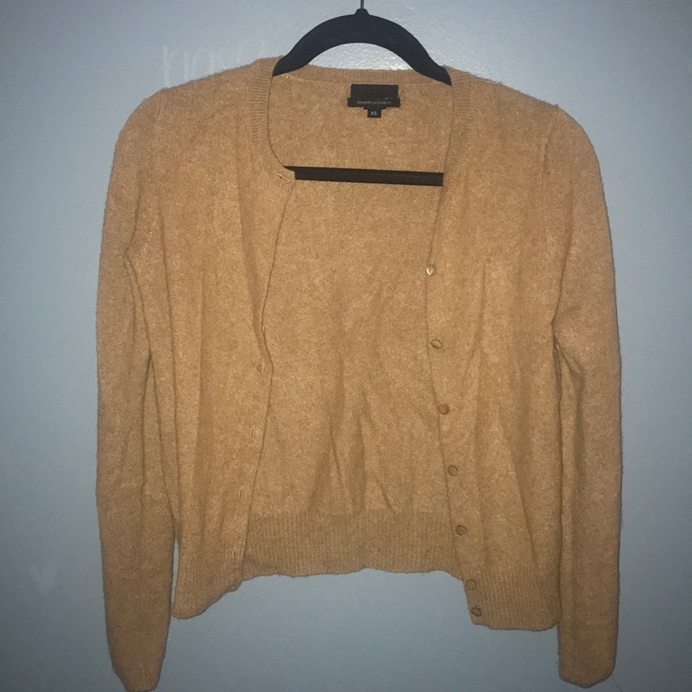 Tan Cashmere Sweater//J Crew